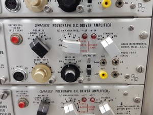 Thumbnail image of 2 x Grass Polygraph Models 7B & 5D Antique Lab Equipment Scientific