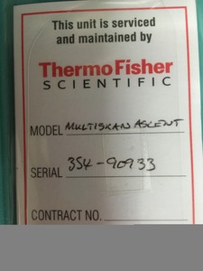 Thumbnail image of Thermofisher Scientific Multiskan Ascent 96/384 Plate Reader w/ Original Manual 