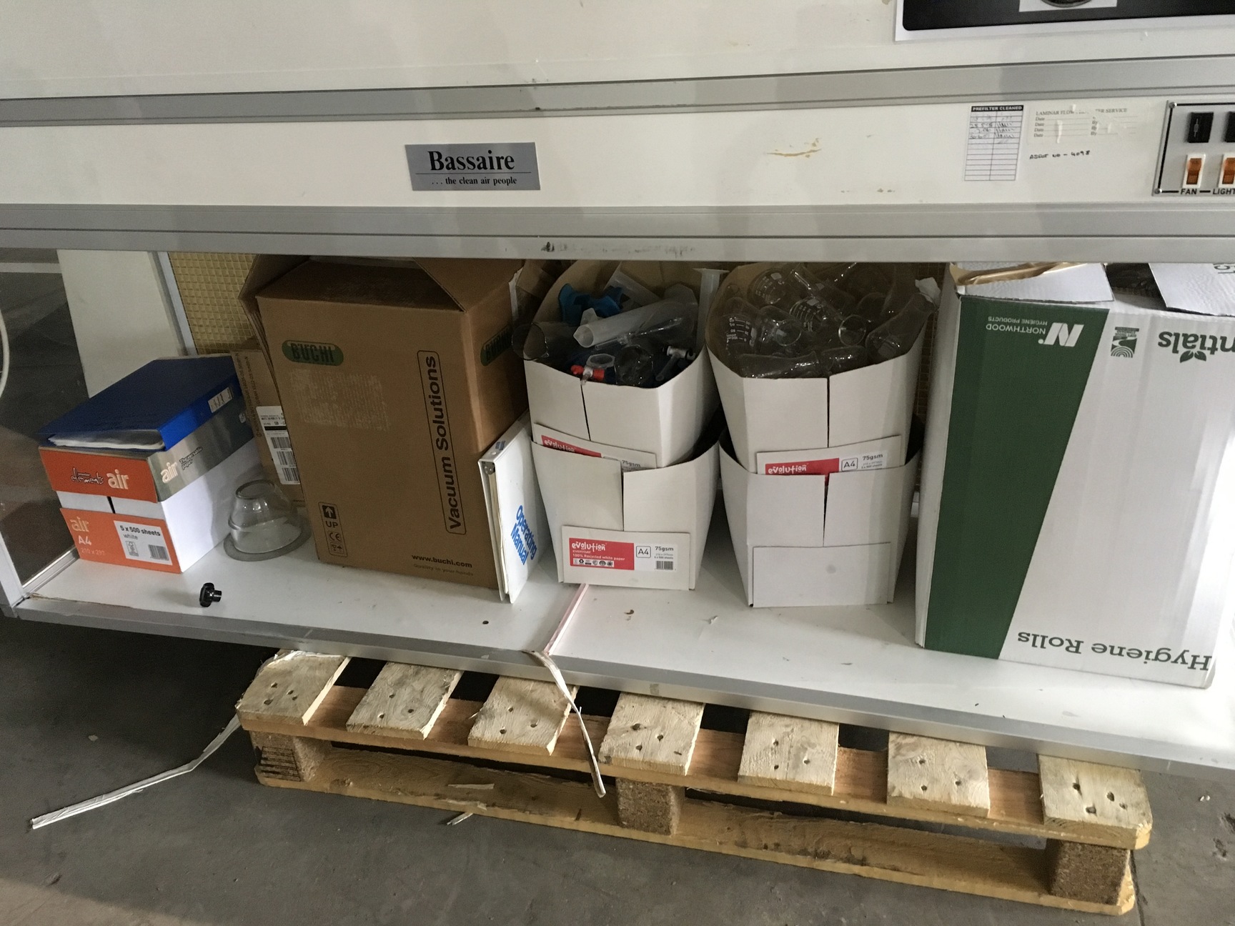 Image of Bassaire Hood 06HF Laminar Flow Hood Laboratory Cabinet