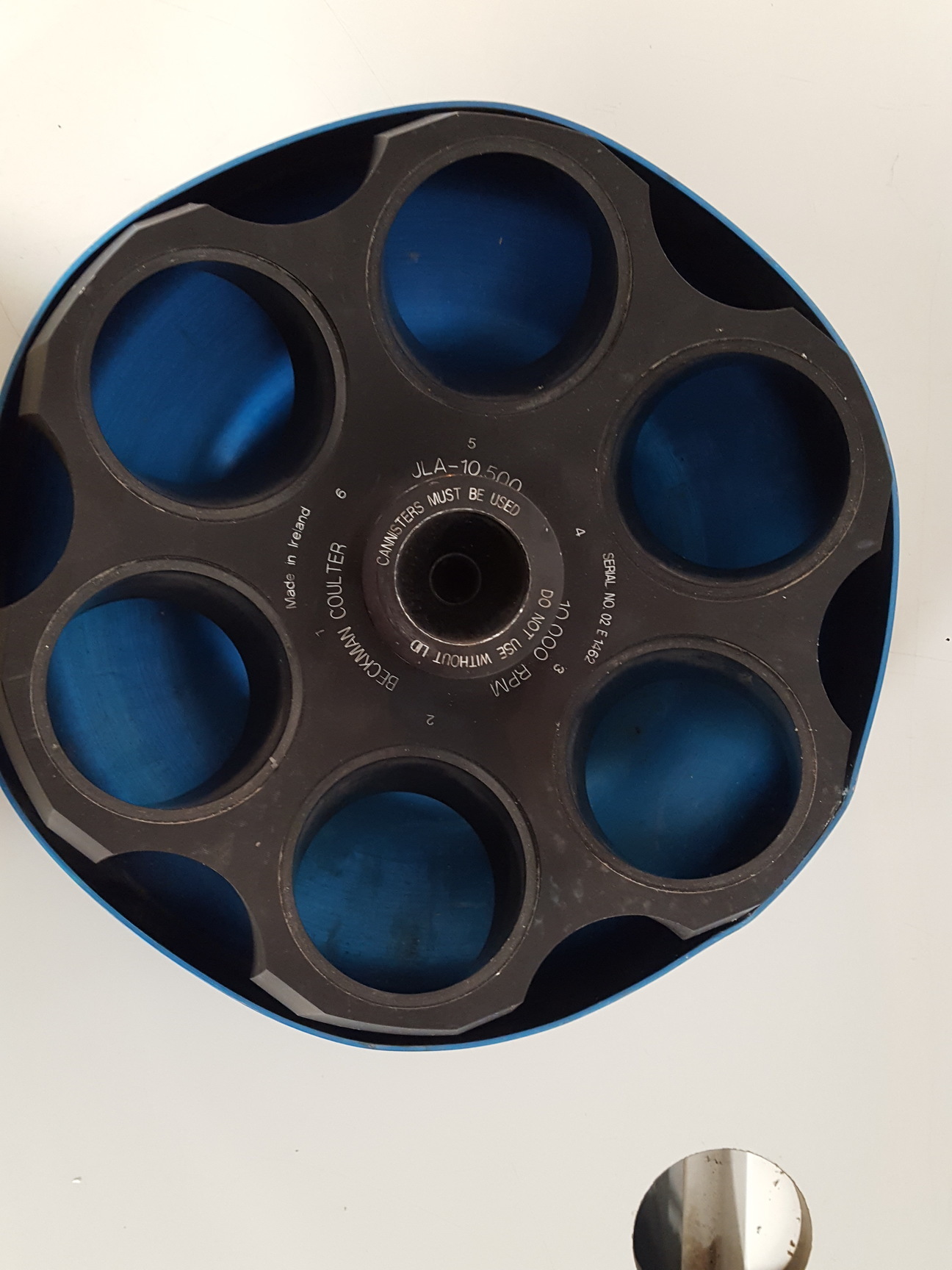 Image of Beckman Coulter J-Lite JLA-10.500 Fixed Angle Centrifuge Rotor - Damaged