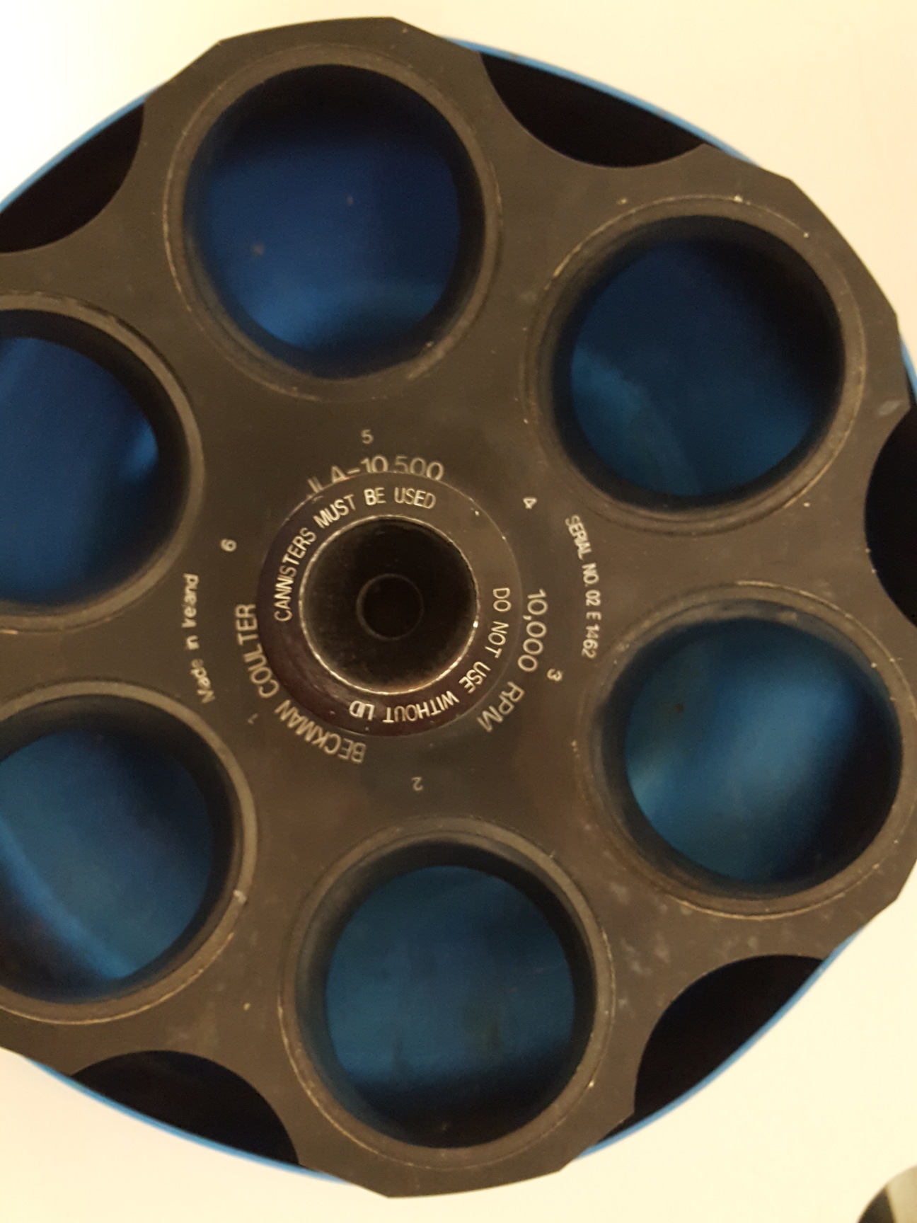 Image of Beckman Coulter J-Lite JLA-10.500 Fixed Angle Centrifuge Rotor - Damaged