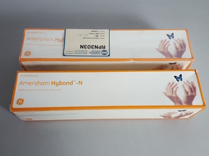 Thumbnail image of 2x GE Healthcare Amersham Hybond-N Blotting Membranes 30cm x 3m Lab RPN303N