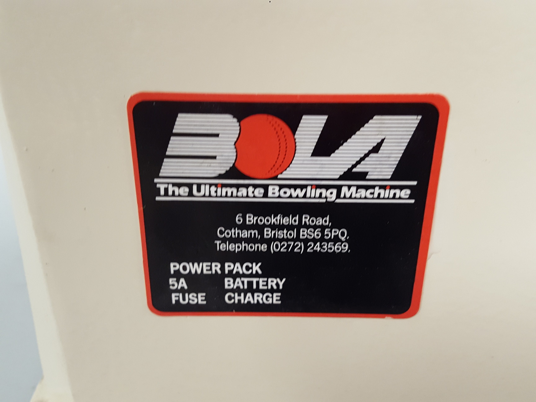 Image of BOLA Ball The Cricket Bowling Machine Ultimate + Power Pack & Accessories