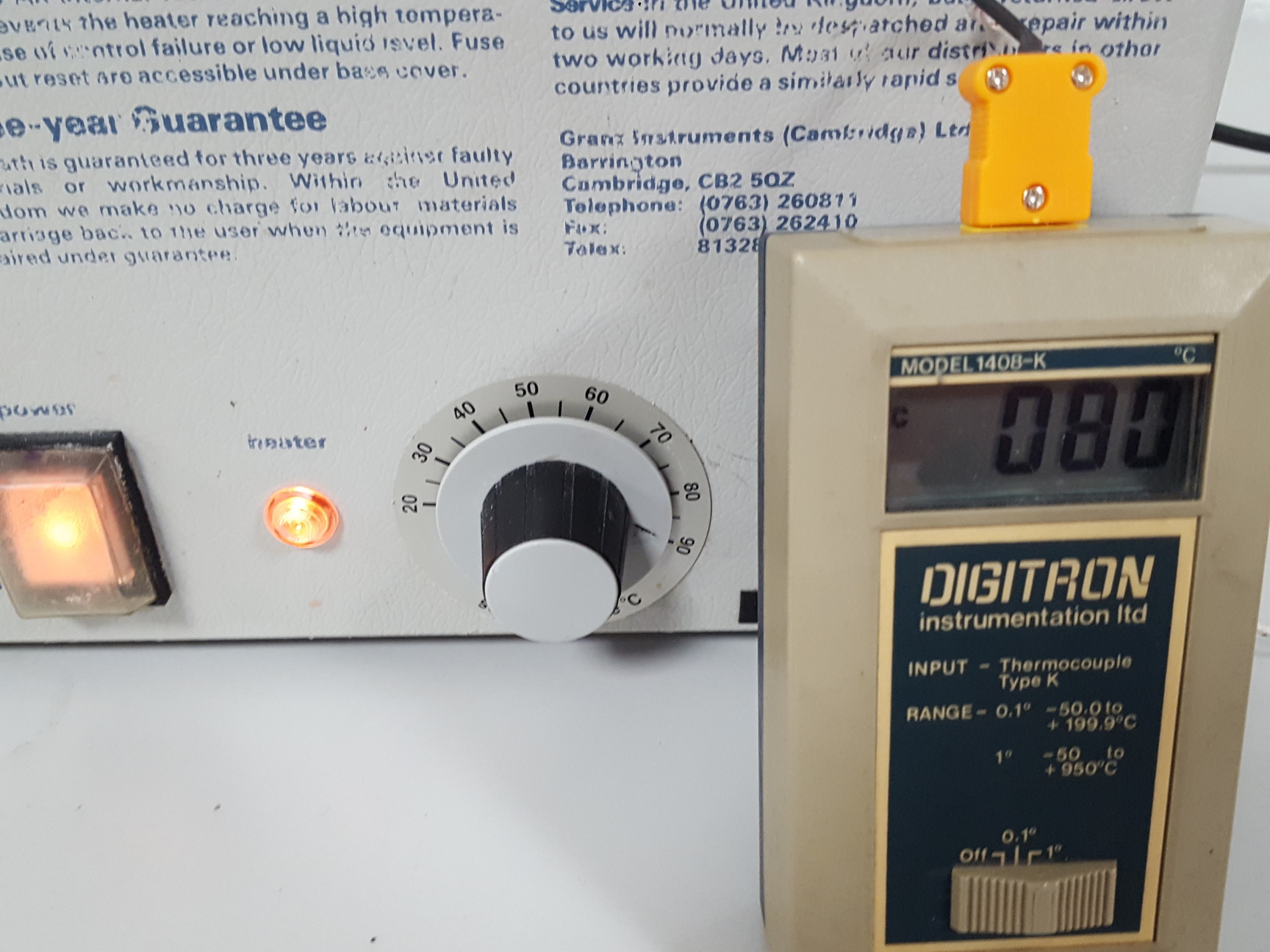Image of Grant JB1 Heating Water Bath Lab 