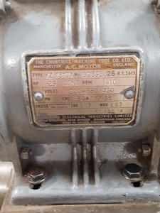 Thumbnail image of Churchill Machine Tools Grinder Model OH 8" Wheel Diameter Disc Grinding