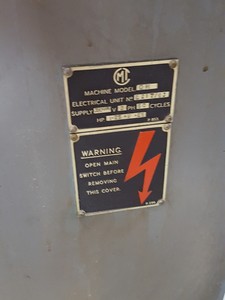 Thumbnail image of Churchill Machine Tools Grinder Model OH 8" Wheel Diameter Disc Grinding