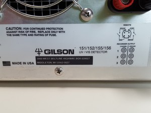 Thumbnail image of Gilson Chromatography System 831, 402 & 306 Pump,  UV/VIS-156 Detector, Lab