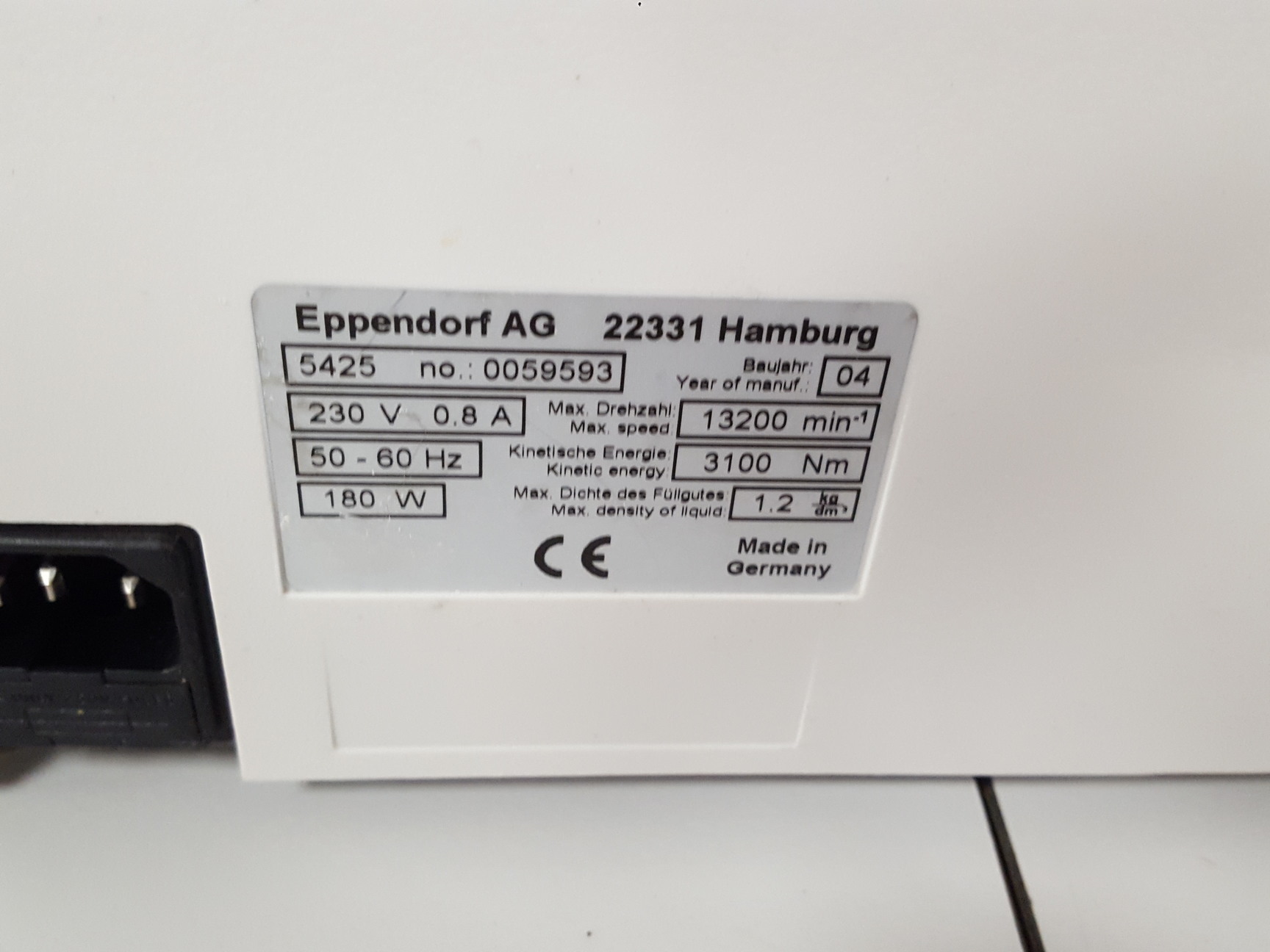 Image of Eppendorf 5415D Bench-Top Centrifuge Lab F45-25-11 Rotor Spares Repairs