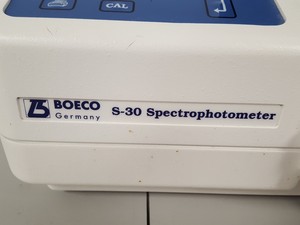 Thumbnail image of Boeco S-30 Bench-Top Spectrophotometer Lab Equipment