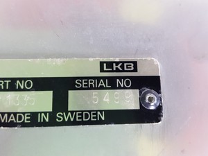 Thumbnail image of LKB Redirac 2112 Fraction Collector P/N 90 00 1335 Lab