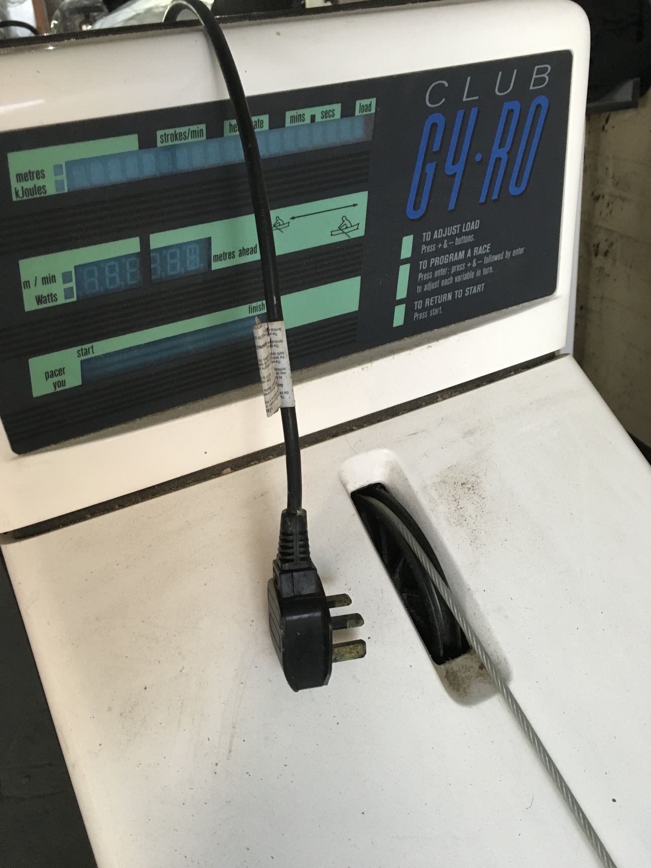 Image of Club GY-R0 Rowing Machine Self Calibrating Ergometer Gym Fitness Equipment