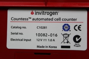 Thumbnail image of Invitrogen Countess Automatic Cell Counter w/ Power Supply Hemocytometer