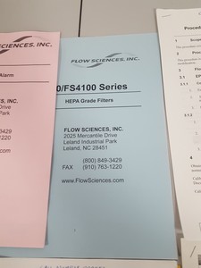 Thumbnail image of Safetech Ducted Flow Hood Airflow FS2020 Flow Science Balance Enclosure FS1645