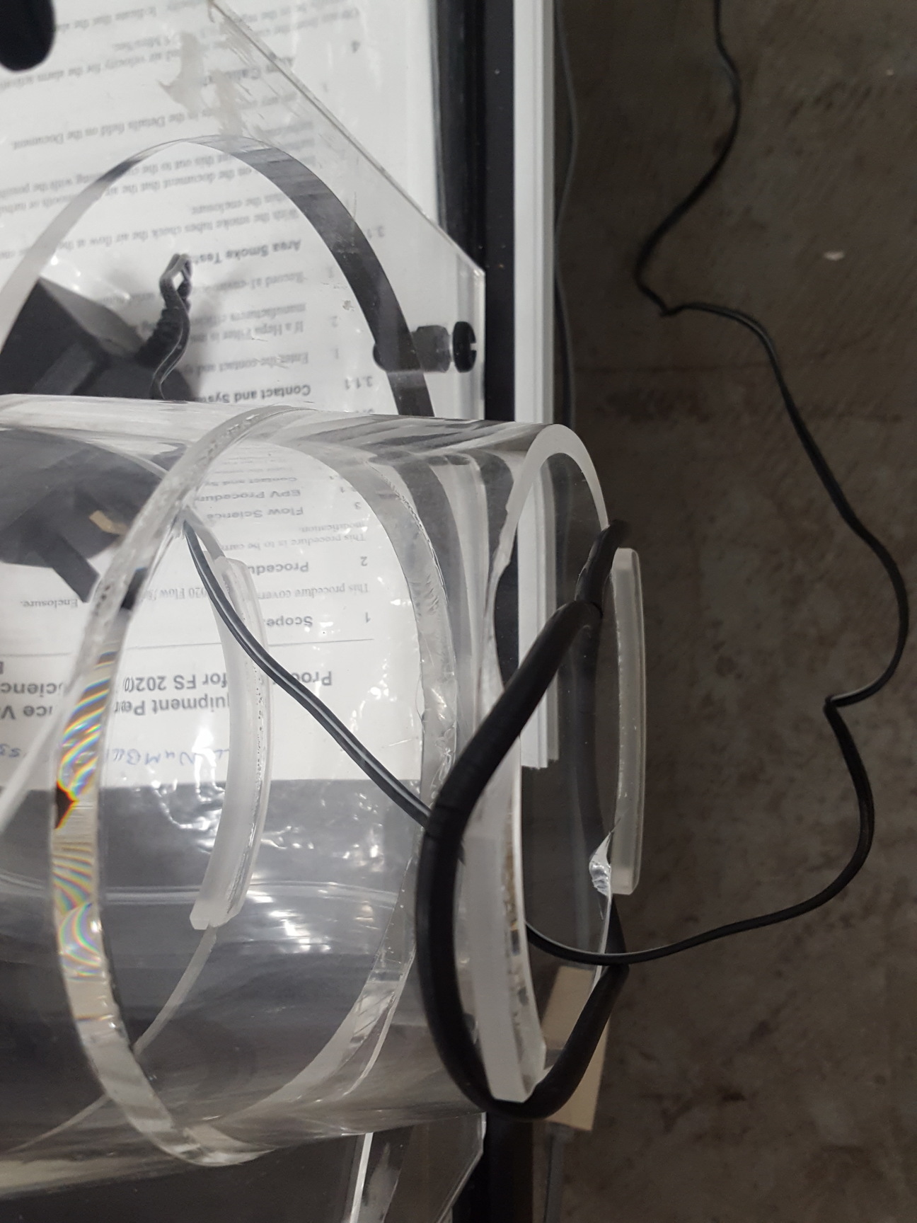 Image of Safetech Ducted Flow Hood Airflow FS2020 Flow Science Balance Enclosure FS1645