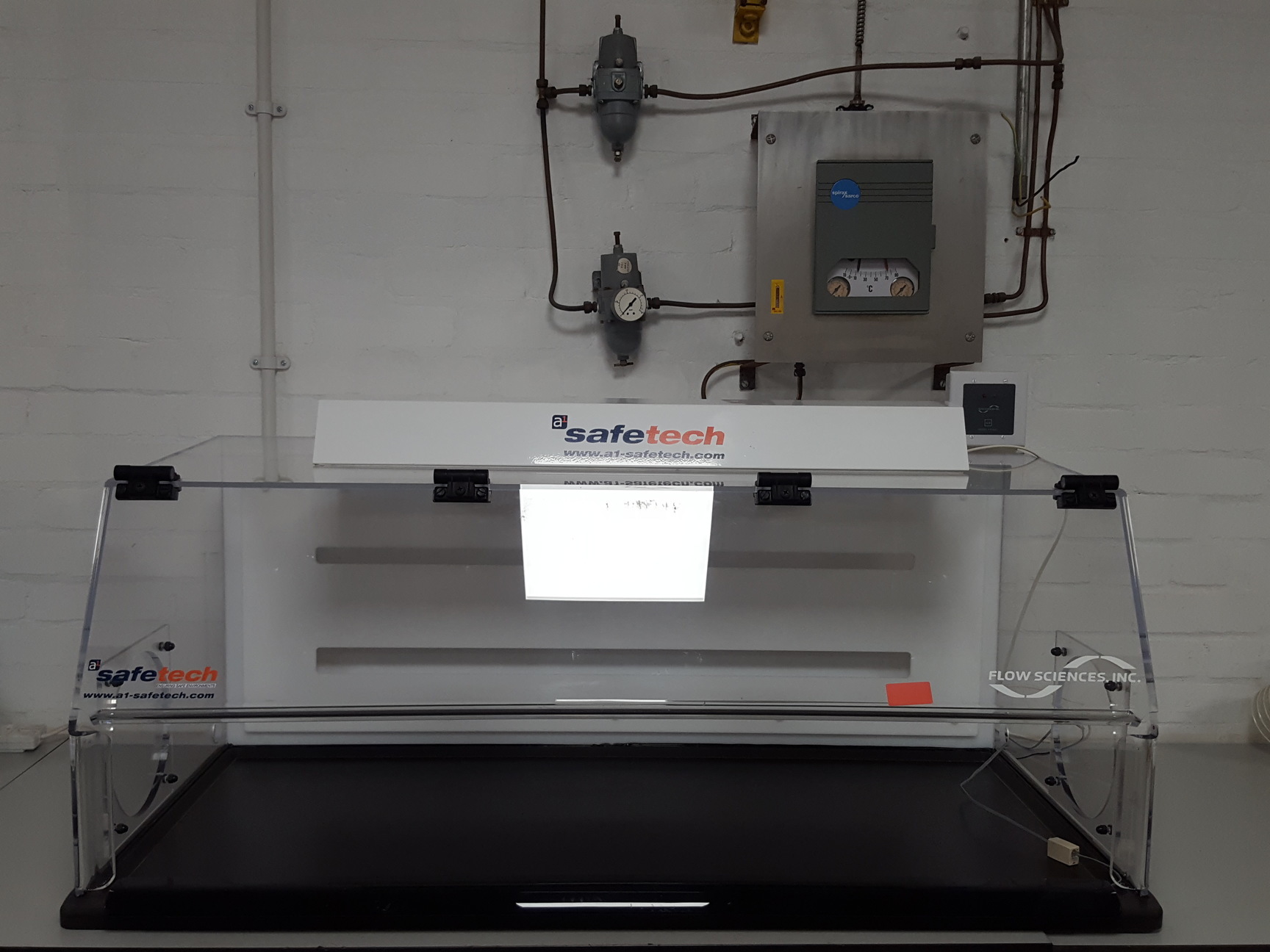 Image of Safetech Ducted Flow Hood Airflow FS2020 Flow Science Balance Enclosure FS1645