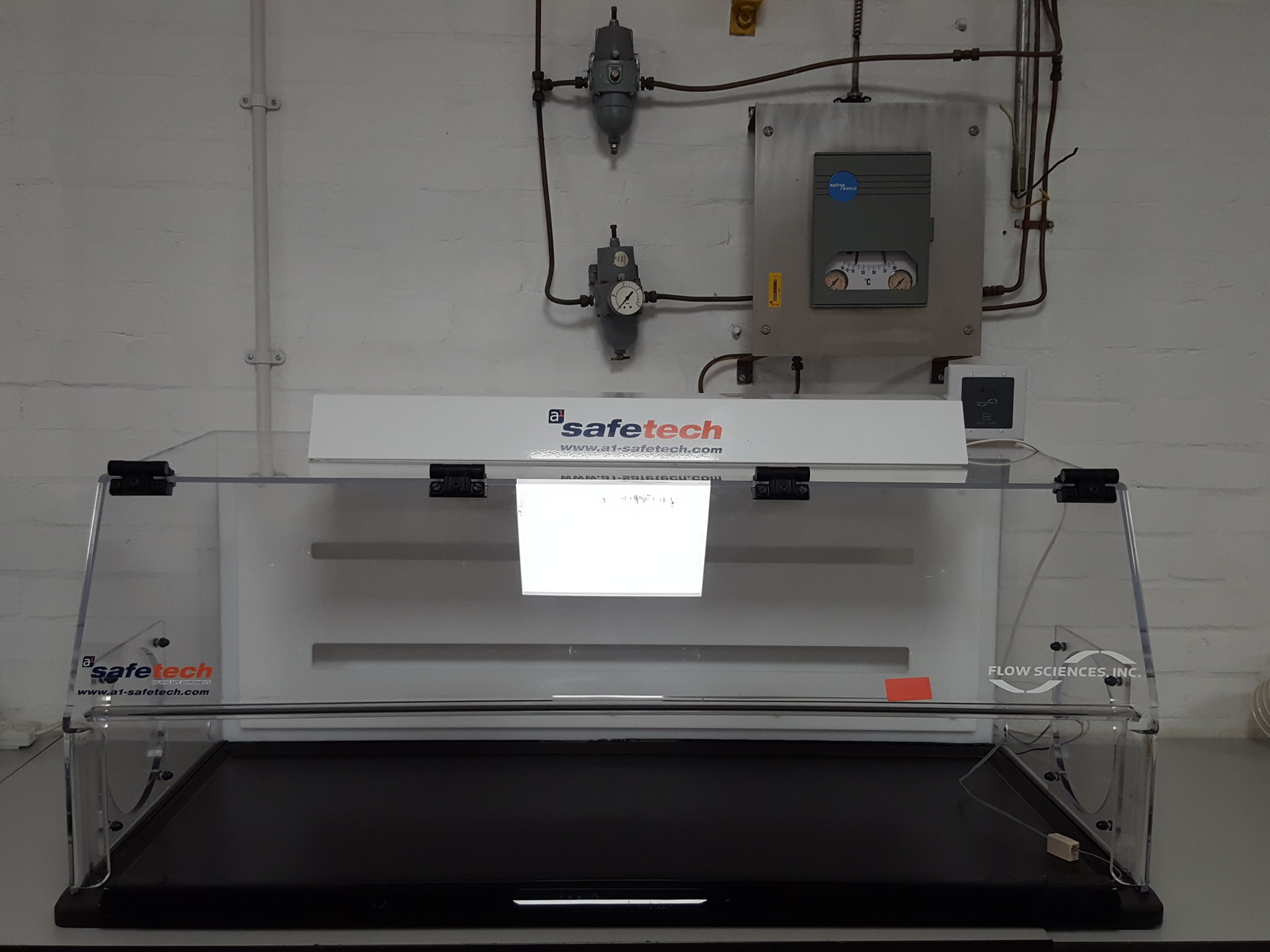 Image of Safetech Ducted Flow Hood Airflow FS2020 Flow Science Balance Enclosure FS1645