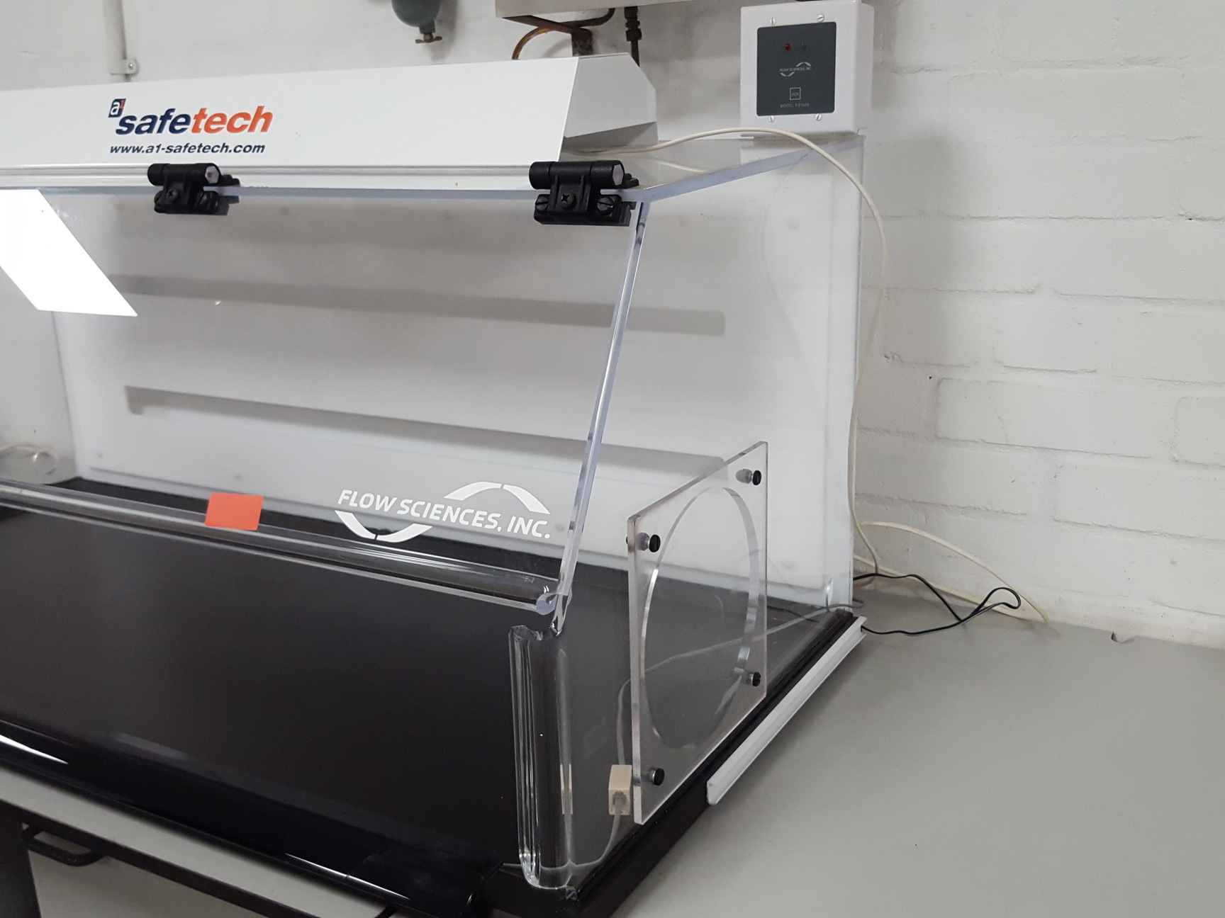 Image of Safetech Ducted Flow Hood Airflow FS2020 Flow Science Balance Enclosure FS1645