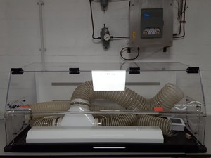 Thumbnail image of Safetech Ducted Flow Hood Airflow FS2020 Flow Science Balance Enclosure FS1645