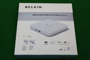 Thumbnail image of Belkin USB 2.0 & Firewire 6-Port Hub For Mac Mini F5U507 New in Box