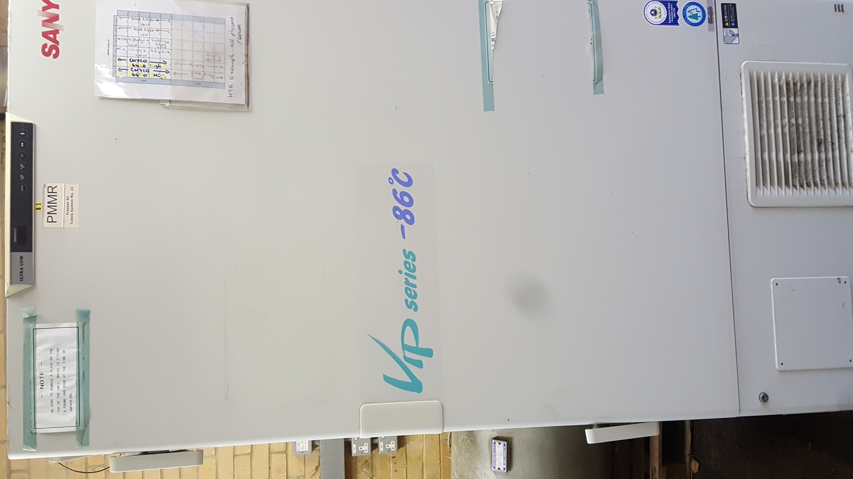 Image of Sanyo MDF-U71V VIP Series -86C Ultra-Low Temperature Freezer Lab ULT