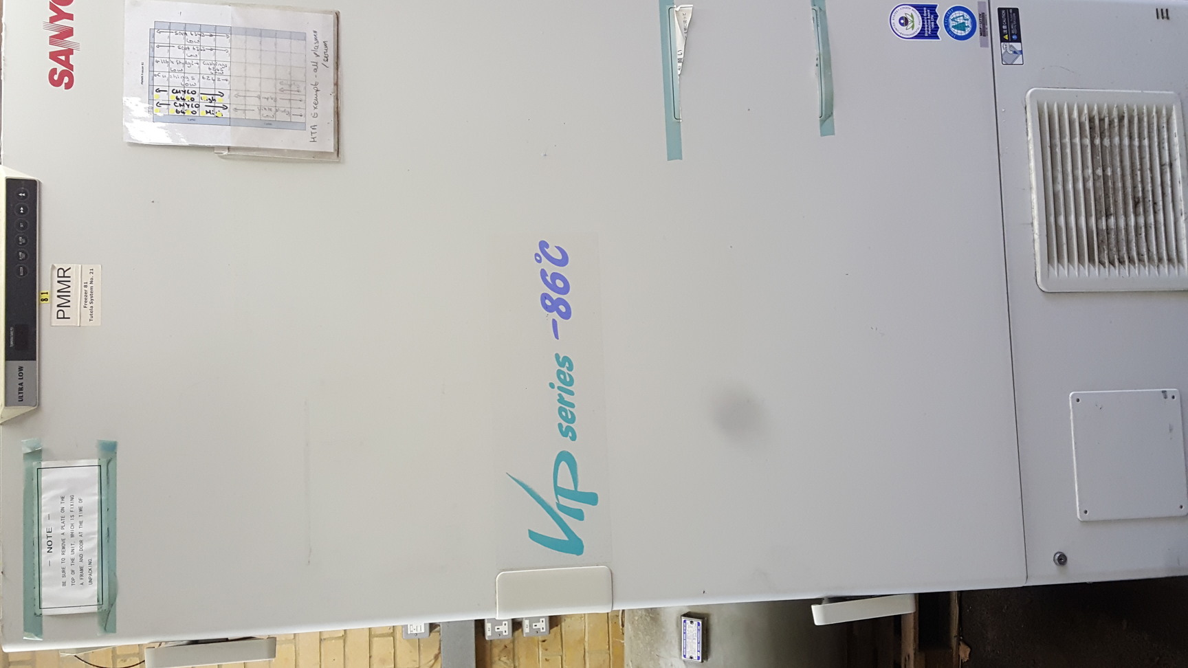 Image of Sanyo MDF-U71V VIP Series -86C Ultra-Low Temperature Freezer Lab ULT