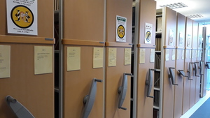 Thumbnail image of Quantity of  11 Flexi Mobile Library Shelving Units in Great Condition Ex Univer