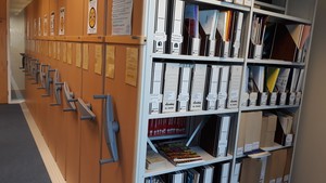 Thumbnail image of Quantity of  11 Flexi Mobile Library Shelving Units in Great Condition Ex Univer