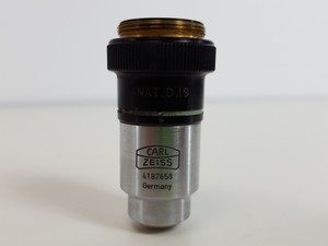 Thumbnail image of Carl Zeiss Binocular Laboratory Microscope w/ 3 Objectives Lab