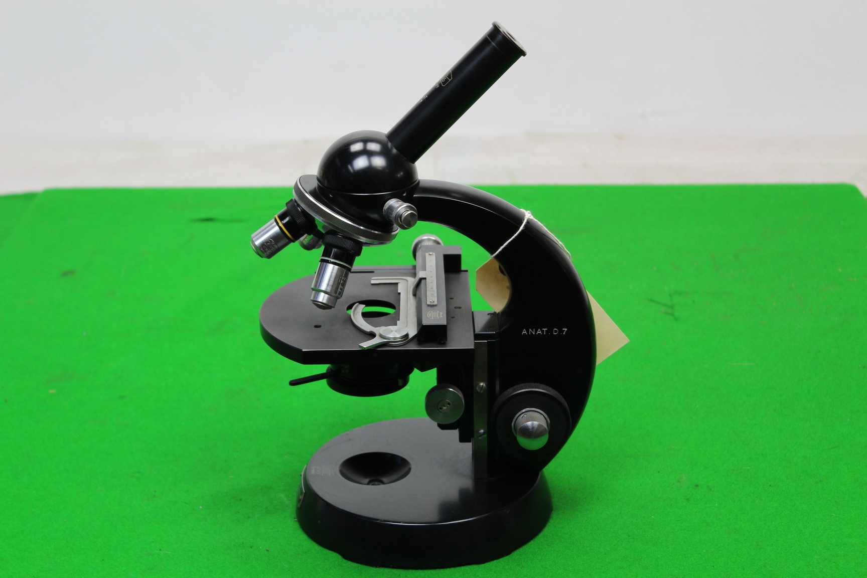 Image of Carl Zeiss Microscope in Great Condition w/ 3 Objectives (no light source) Labor