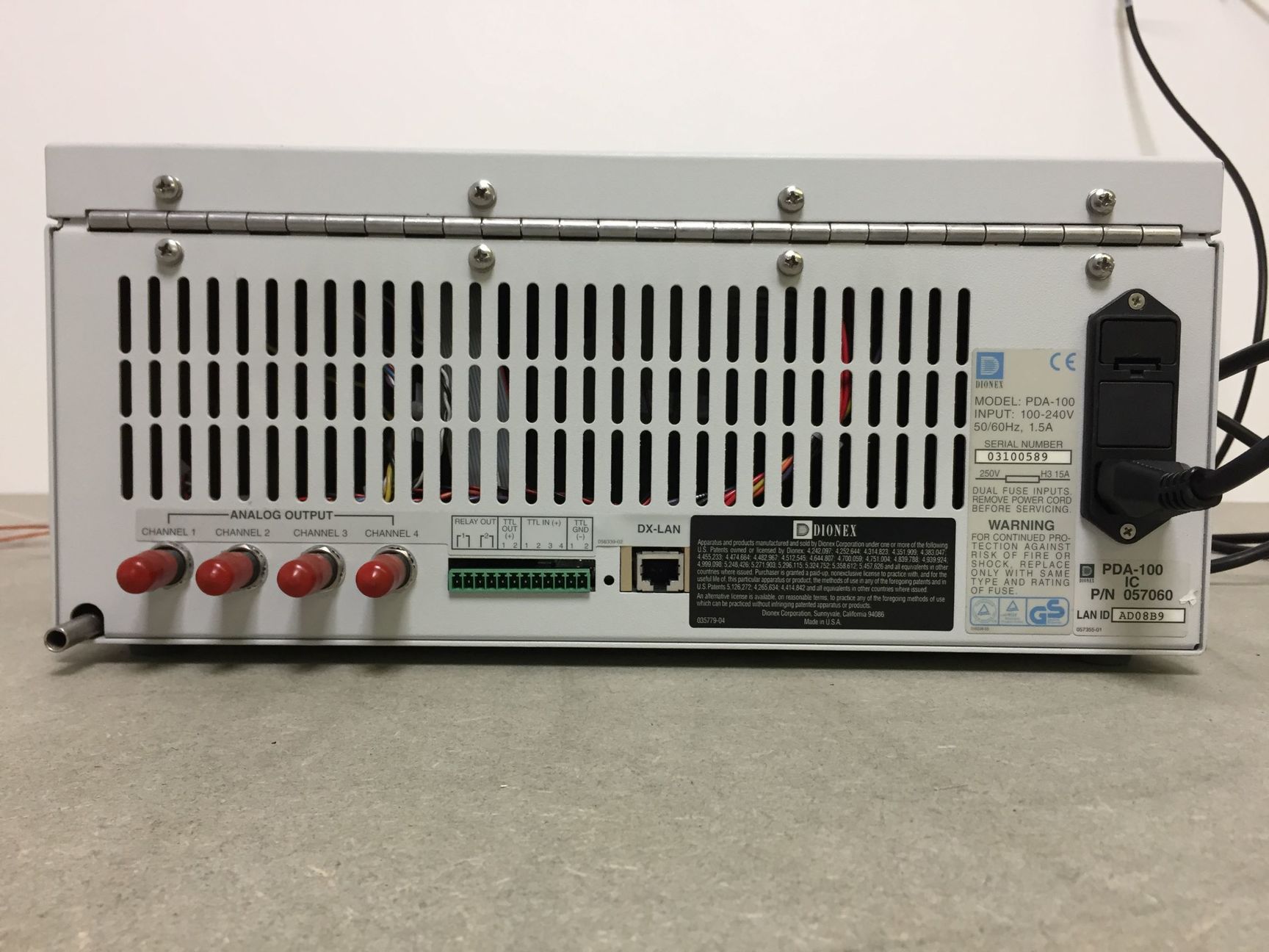 Photodiode Array Detector Dionex PDA 100 HPLC Lab photodiode-array-detector-dionex-pda-100-hplc-lab