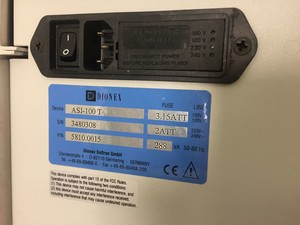 Thumbnail image of Dionex HPLC Automated Sample Injector ASI-100T