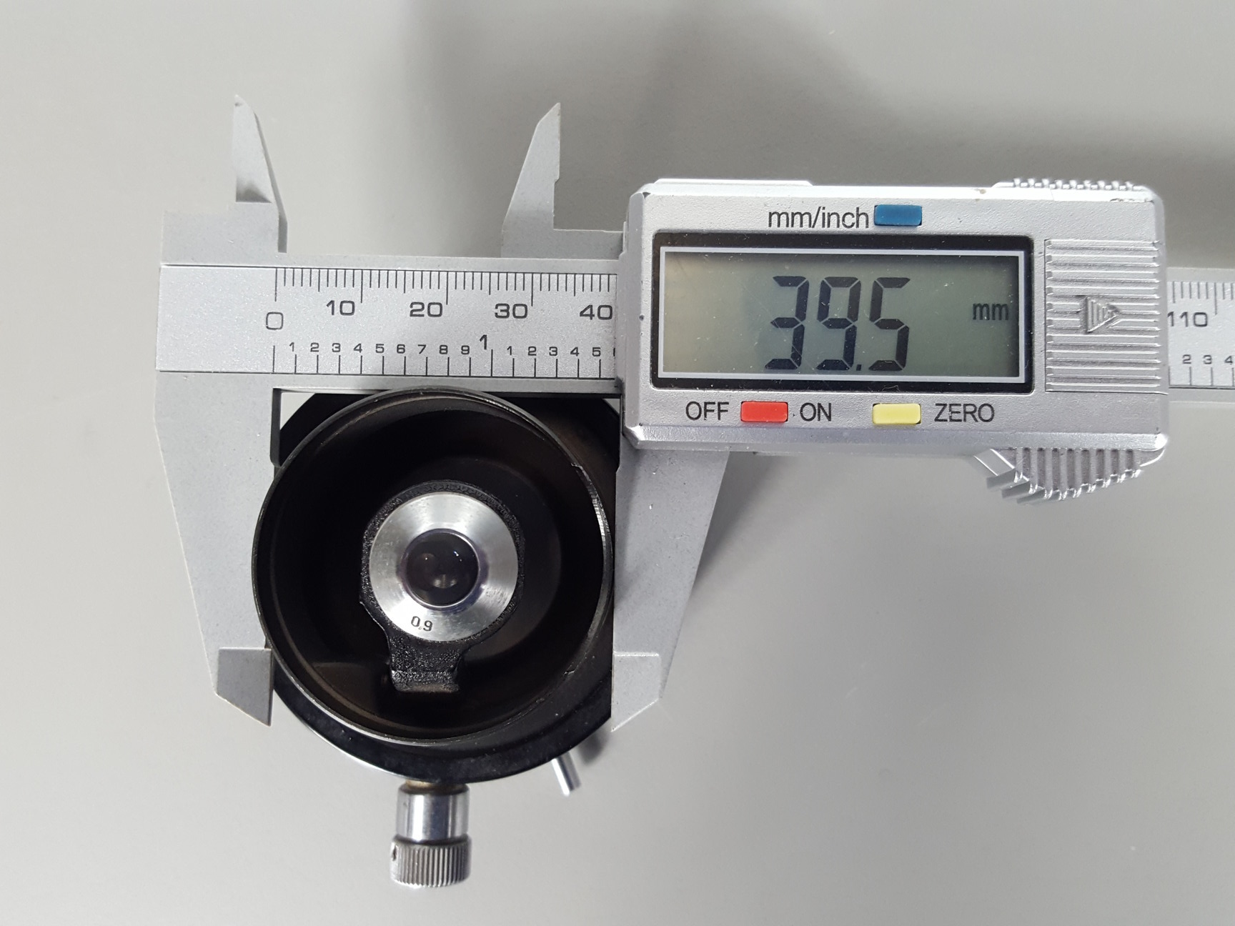 Carl Zeiss Microscope Condenser Lens 0.9 with Iris Diaphragm Mount