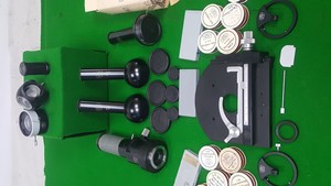 Thumbnail image of Selection of Carl Zeiss Microscope Accessories / Parts Stage Lenses Heads