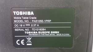 Thumbnail image of Job Lot of 42 Brand New Toshiba PA5105E-1PRP Mobile Tablet Cradles Brand New in 