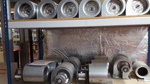 Thumbnail image of Large lot 20 New Axial Fans: Nuaire AX31X-421, Sisme K48410M02284/ K48410M02086
