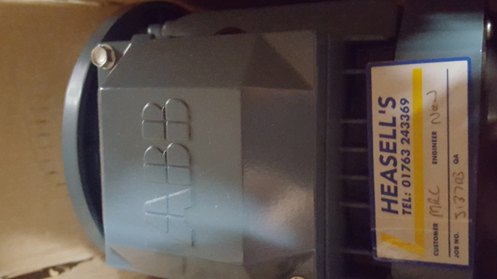 Image of Lot of 5 ABB Low Voltage General Purpose Motors MAA-071A-2 / MAA-071B-4 New