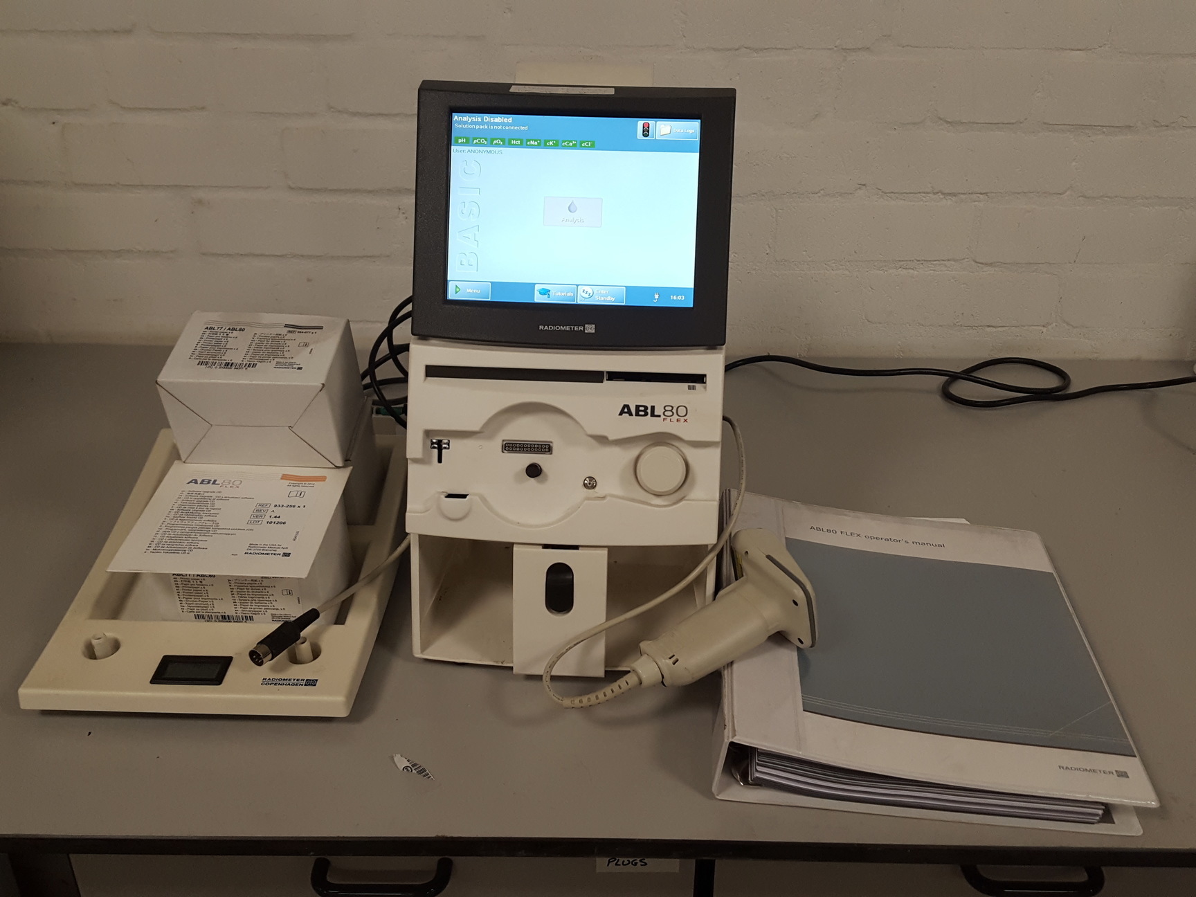 Radiometer ABL80 FLEX Blood Gas Analyser Lab