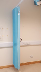 Thumbnail image of 5 x Harrier Disposable Cubical Hospital Medical Blue Curtains 