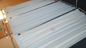 Thumbnail image of 4 Fold-Out Medical Room Divider Screen, Mobile / Portable, Ward, Hospital 