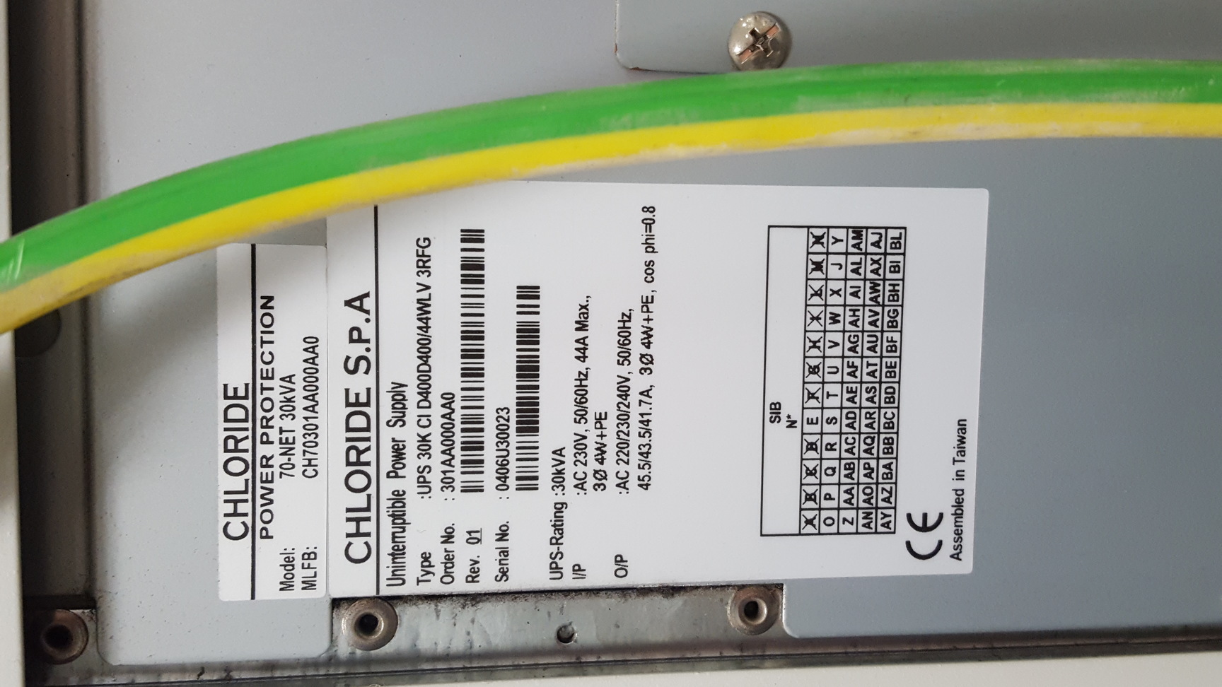 Image of Chloride 70-NET 30KVA Power Protection Unit 3-Phase UPS Power Protection Battery