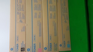 Thumbnail image of Set of 4 Genuine Factory Sealed Konica Minolta TN411K TN611M TN611Y TN611C Toner