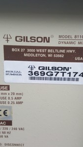 Thumbnail image of Gilson 811C Dynamic Mixer/ 118 UV/VIS Detector / 307 HPLC Piston Pump