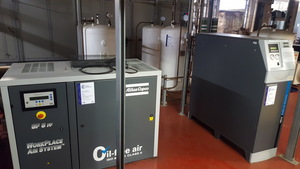 Thumbnail image of Atlas Copco NG10 Nitrogen Generator + SF8FF Oil Air Compressor + 5 Tanks