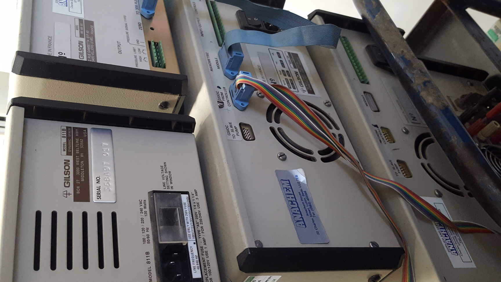Image of Gilson HPLC-305 Laboratory System 811B Dynamic Mixer, 305 Pump, 115 UV