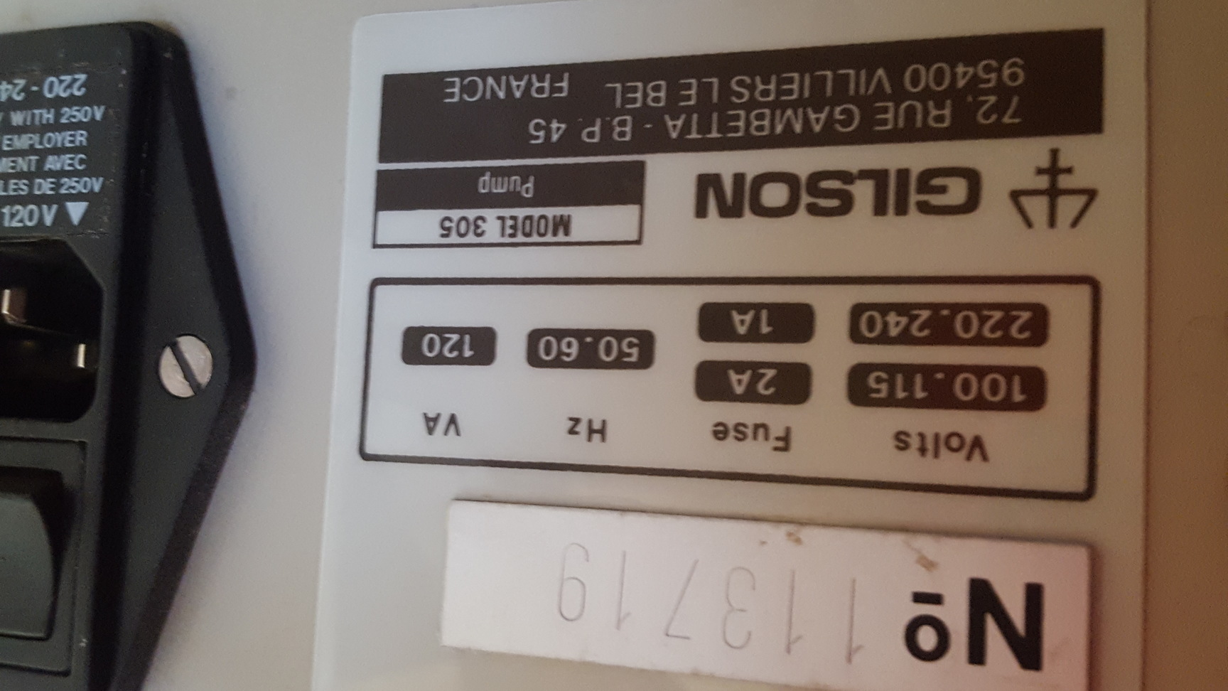 Image of Gilson HPLC-305 Laboratory System 811B Dynamic Mixer, 305 Pump, 115 UV