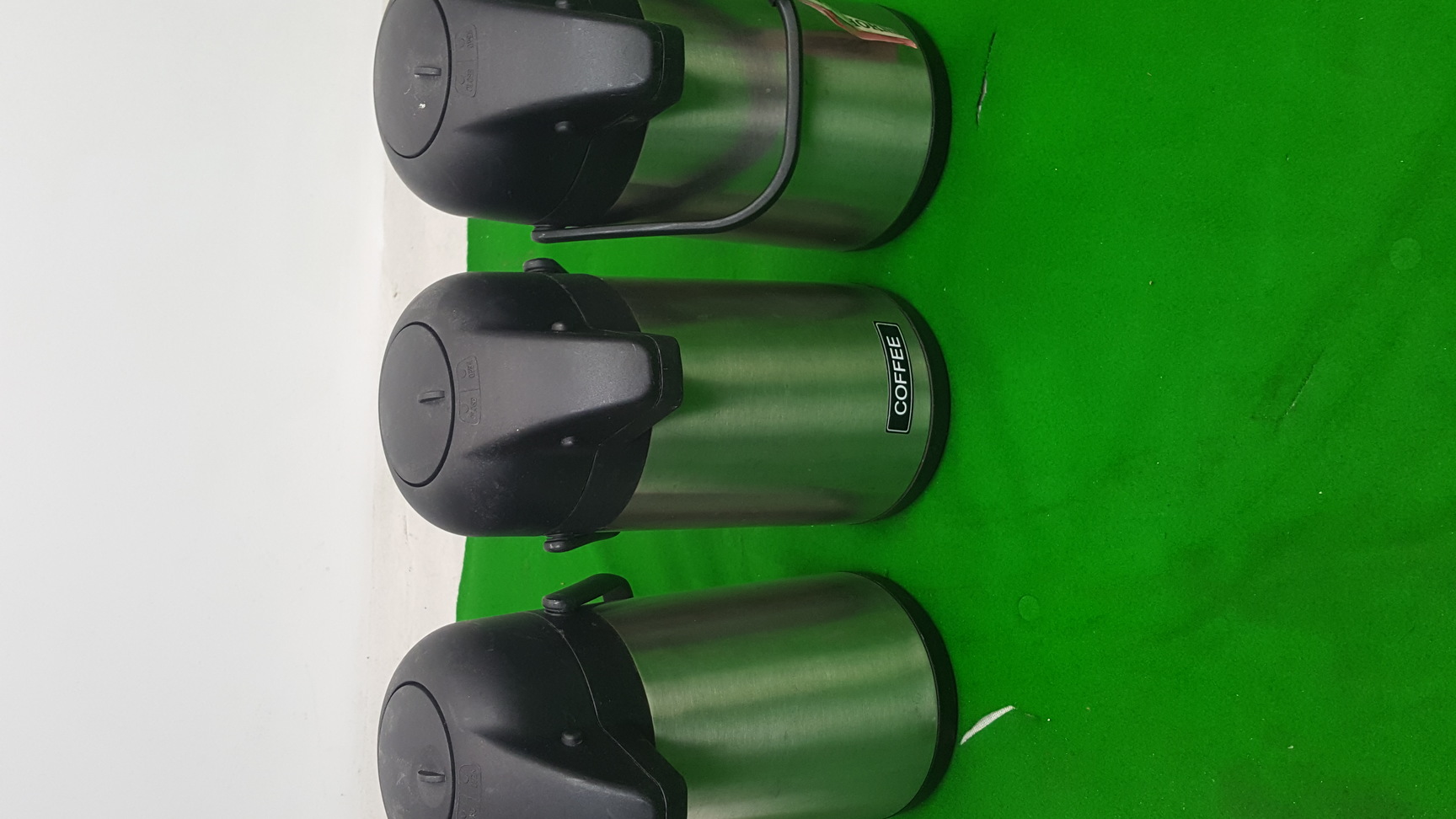 Image of Set of 3 Olympia Coffee Dispensers Hot Drink / Tea / Water Catering