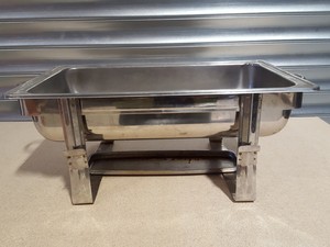 Thumbnail image of Set of 6 Stainless Steel Sunnex Chaffing Dishes Hot Food Buffet Catering 