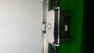 Thumbnail image of Set of 3 Stainless Steel Sunnex Chaffing Dishes Hot Food Buffet Catering 