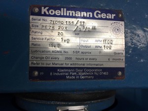 Thumbnail image of BETOL BK32 Koellman Gear - Polymer Extruder