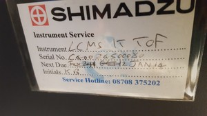 Thumbnail image of Shimadzu LCMS-IT-TOF Liquid Chromatograph Mass Spectrometer Lab